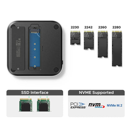 Multifunctionele Hub GREEN CM841 (65487) voor Apple Mac Mini M4, Zwart