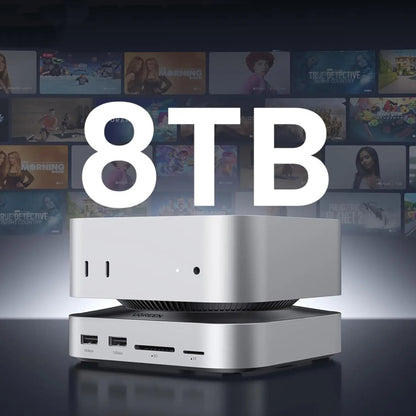 Multifunctionele Hub GREEN CM841 (65487) voor Apple Mac Mini M4, Zwart