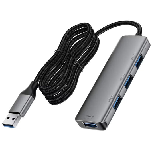 USB-hub Acefast J17, 4in1, Gri