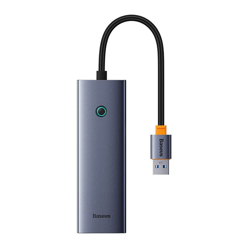 Hub USB Baseus UltraJoy, 3 x USB-A 3.0 - 1 x RJ45, Grijs B0005280A813-01