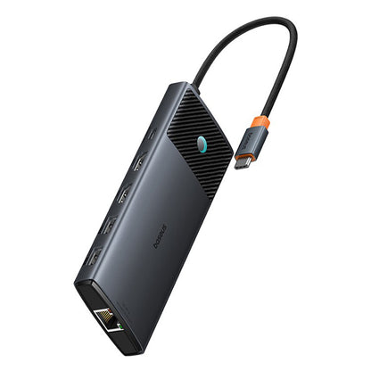 Baseus Gleam II USB-C Hub, 10in1, Black B0114200