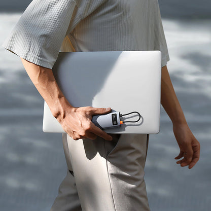 Hub USB-C Baseus Metal Gleam, 3 x USB-A 3.0 - 1 x USB-C - 1 x HDMI - 1 x SD - 1 x microSD, Gri B00030708811-01