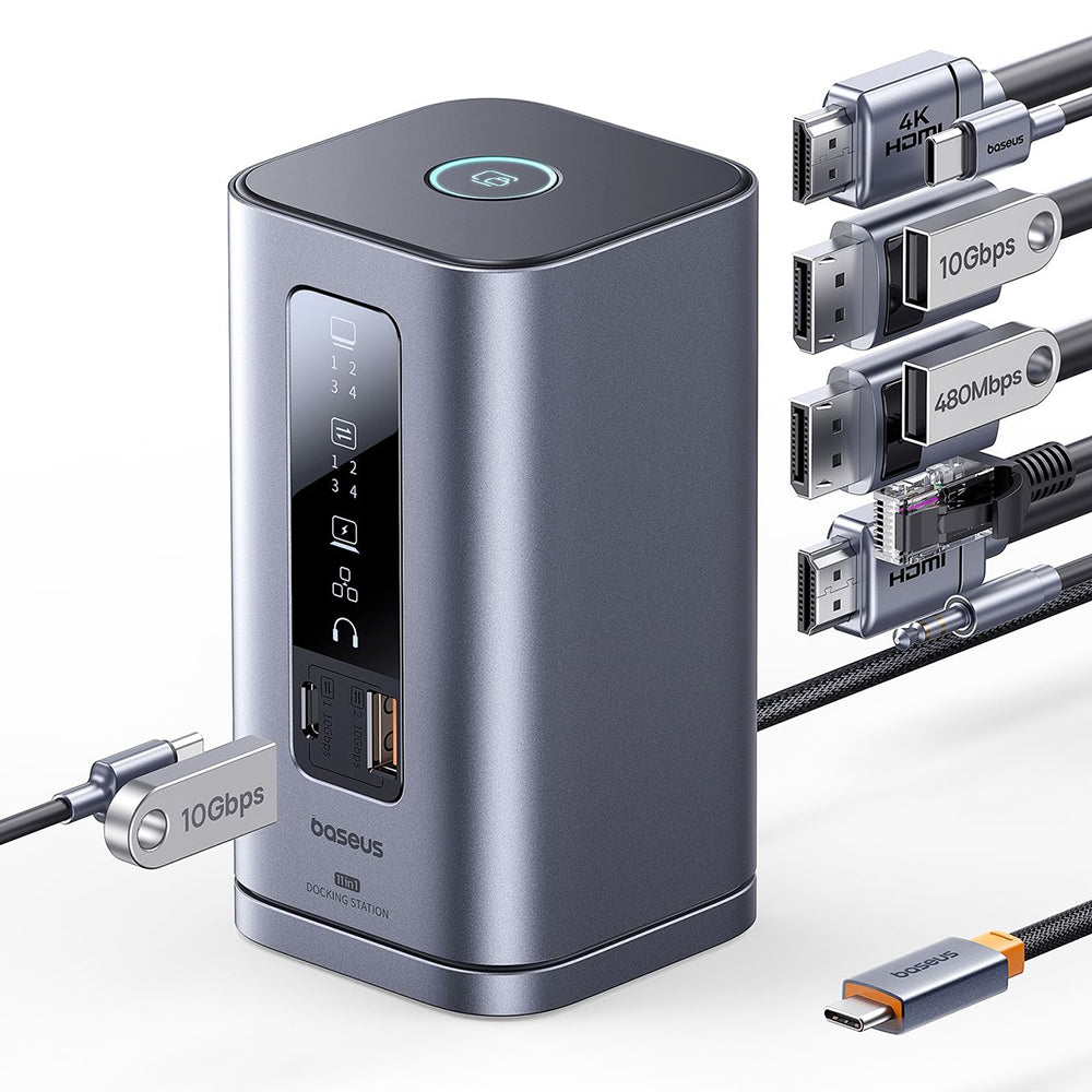 Multifunctionele Hub Baseus Spacemate, 11in1, Gri B0112701