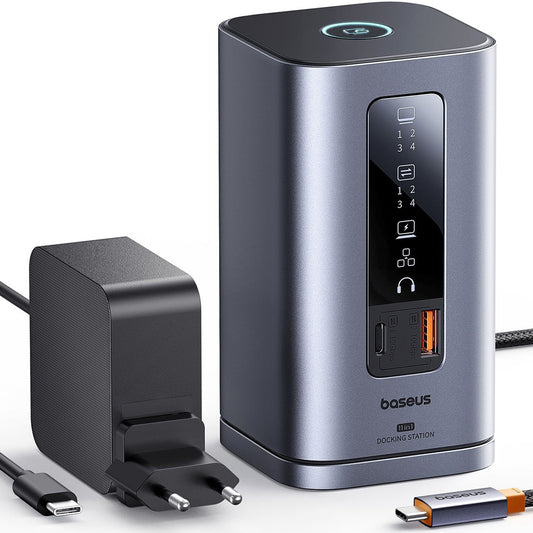 Multifunctionele Hub Baseus Spacemate, 11in1, Gri B0112701