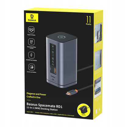 Multifunctionele Hub Baseus Spacemate, 11in1, Gri B0112701