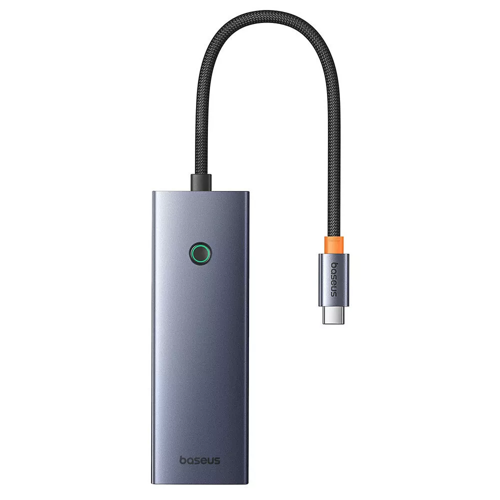 Baseus UltraJoy USB-C Hub, 3 x USB-A 3.0 - 1 x USB-C - 1 x HDMI - 1 x SD - 1 x microSD, Gray B00052803811-03