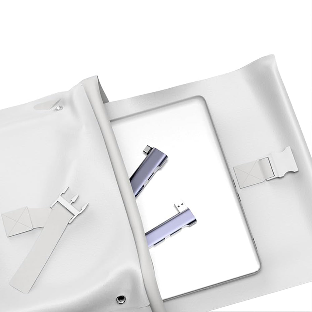 Hub USB-C Techsuit H13 ZenithDock, 4in1, Gri