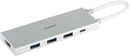 Hub USB-C Xiaomi, 3 x USB-A 3.0 - 1 x USB-C - 1 x HDMI, Wit BHR8804GL