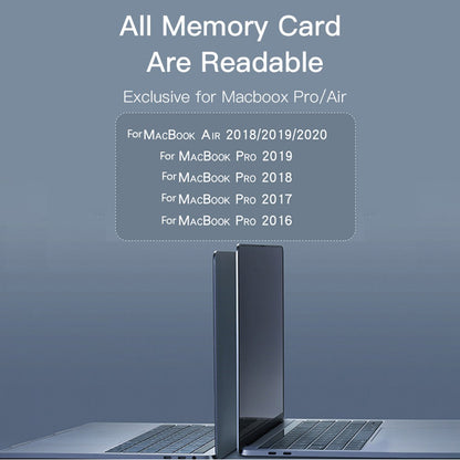 USB-C Hub Yesido HB10 voor Apple MacBook Pro / Air, 6in1, Grijs