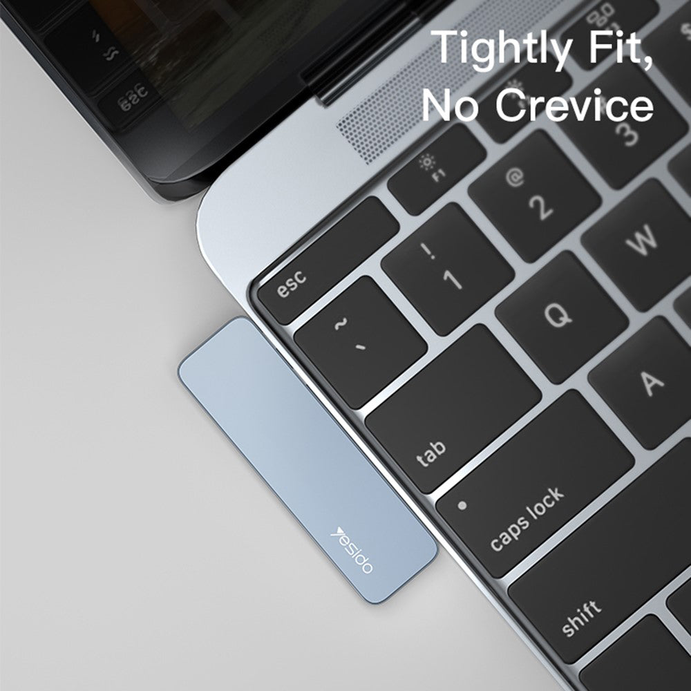 USB-C Hub Yesido HB10 voor Apple MacBook Pro / Air, 6in1, Grijs