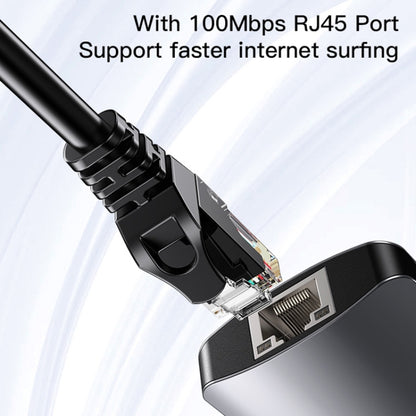 USB-C Hub Yesido HB15, 6in1, Grijs