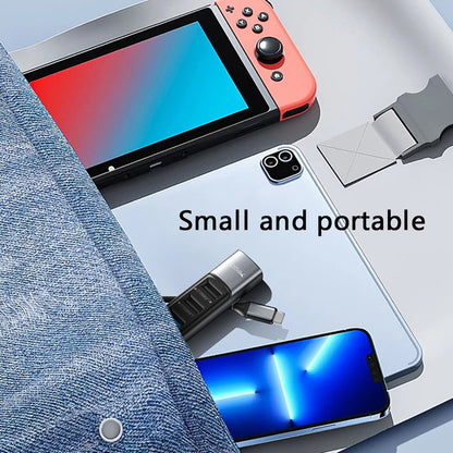 USB-C Hub Yesido HB24, 5in1, Grijs