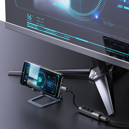 USB-C Hub Yesido HB24, 5in1, Grijs