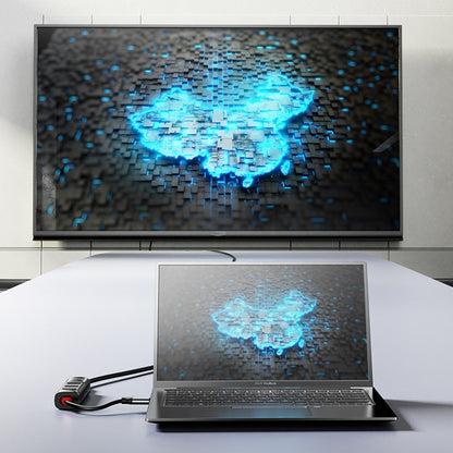 USB-C Hub Yesido HB24, 5in1, Grijs