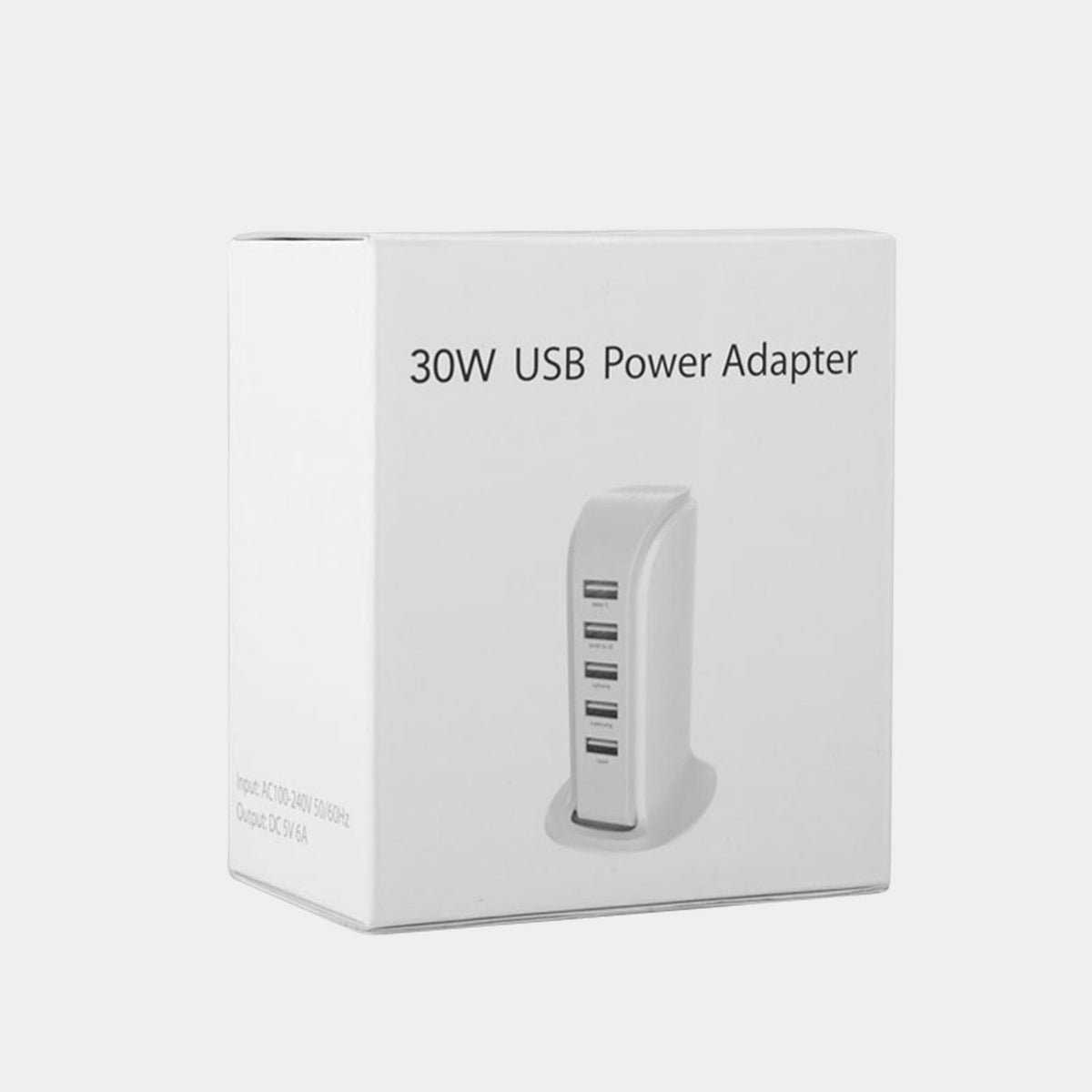 Dudao A5EU Stationlader, 25W, 5A, 5 x USB-A, Wit