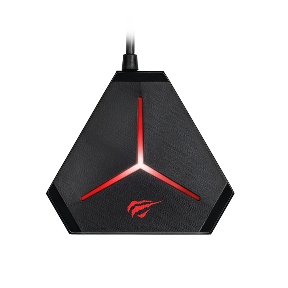 Hub USB HAVIT H95, 10in1, Zwart