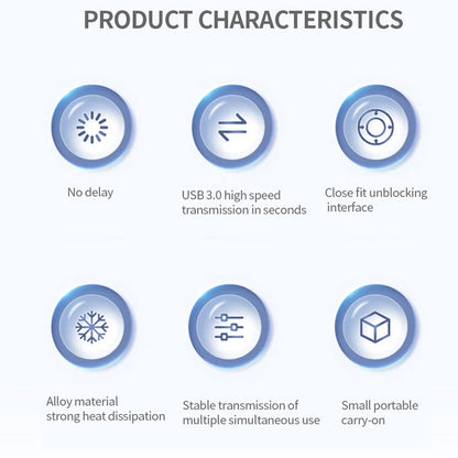 USB-hub Techsuit H14 ZenithDock, 4in1, Gri