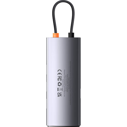Hub USB-C Baseus Metal Gleam, 4 x USB-A 3.0, Grijs WKWG070013