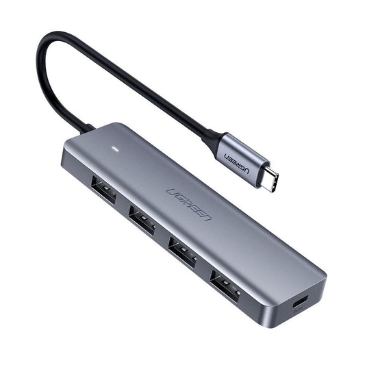 USB-C Hub UGREEN CM219, 4 x USB-A 3.0, Grijs