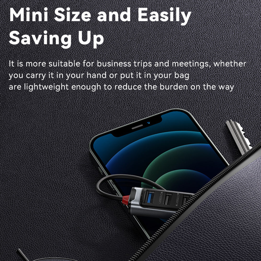 USB / USB-C Hub Yesido HB21, 5in1, Grijs