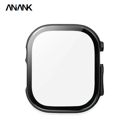 Anank Screen Guard hoesje voor Apple Watch Series 7 41mm, Zwart