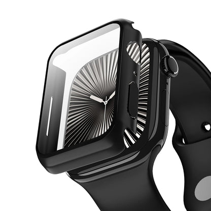 Anank Screen Guard hoesje voor Apple Watch Series 7 45mm, Zwart