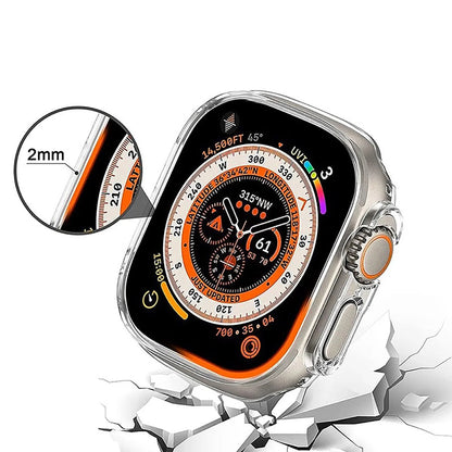 Anank Screen Guard hoesje voor Apple Watch Series 7 45mm, Zwart