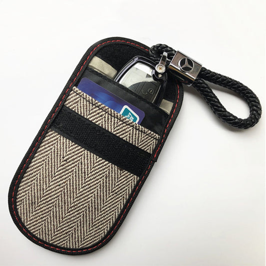 Portemonnee met RFID-bescherming Techsuit AF1, Beige