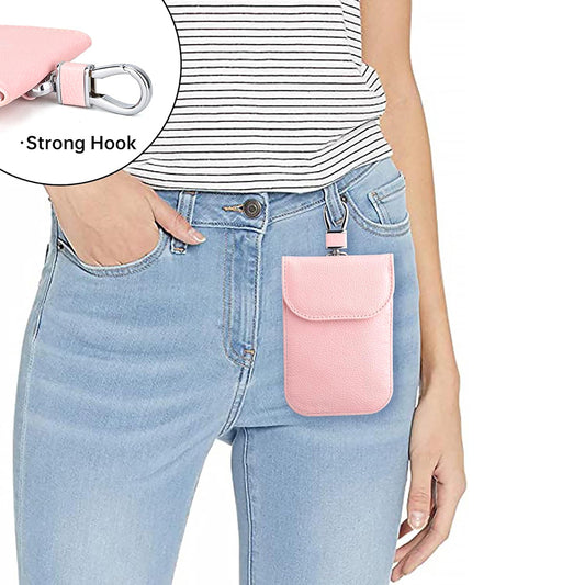 Portemonnee met RFID-bescherming Techsuit AF2, Roze