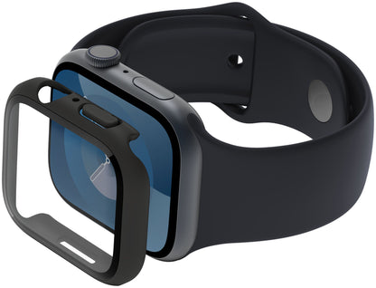 Belkin ScreenForce TemperedCurve hoesje voor Apple Watch 40mm / 41mm Series, Zwart OVG003zzBK-REV