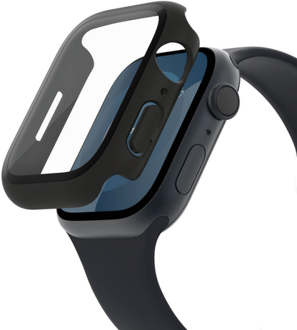 Belkin ScreenForce TemperedCurve hoesje voor Apple Watch 40mm / 41mm Series, Zwart OVG003zzBK-REV