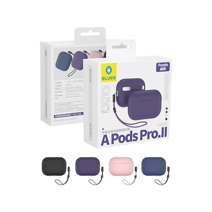 Blueo Liquid hoesje voor Apple AirPods Pro 2, Paars