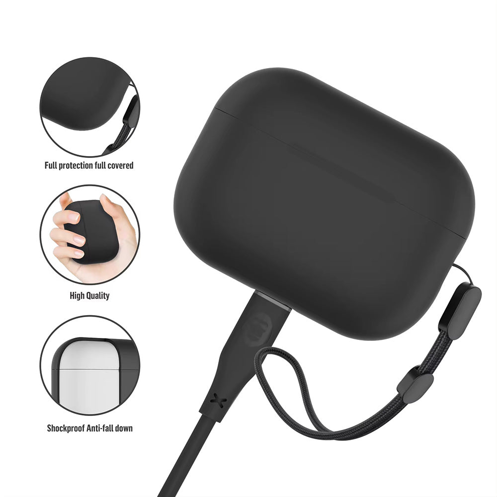 Blueo Liquid hoesje voor Apple AirPods Pro 2, Paars