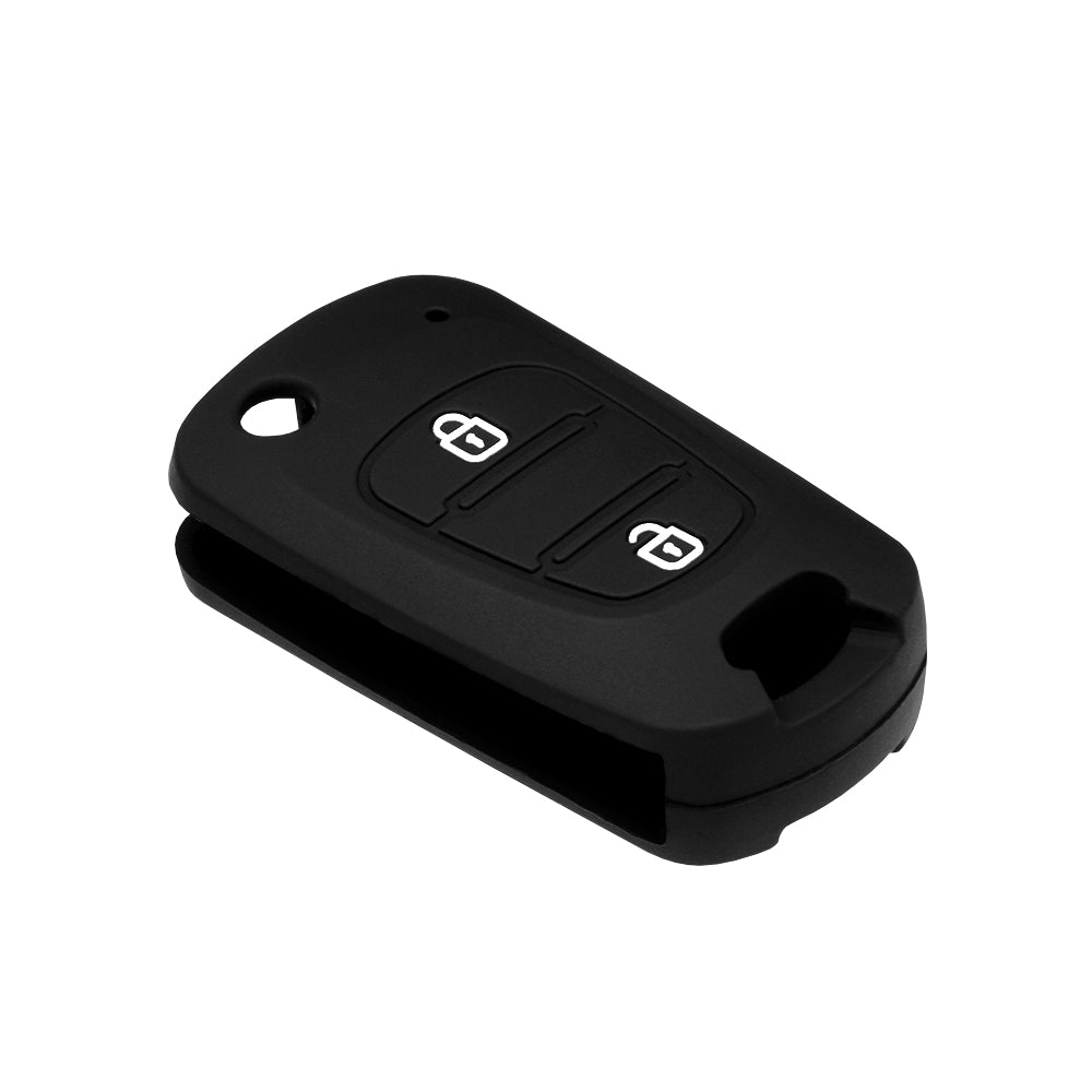 Techsuit Autosleutelhoes 2003.04 voor Hyundai Elantra / Kia Picanto, Zwart