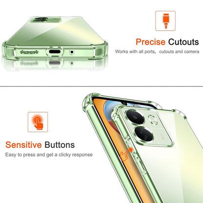 Camera Beschermhoes voor Xiaomi Poco C65 / Redmi 13C, Techsuit, Schokbestendig Helder, Transparant