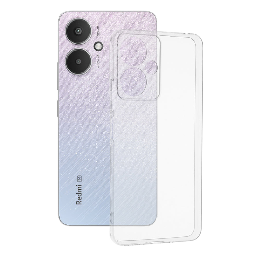 Camera Beschermhoes voor Xiaomi Redmi 13C 5G, Techsuit, Helder, Transparant