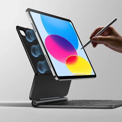 Hoes met Toetsenbord voor Apple iPad (2025) / (2022), ESR, Rebound, Wit