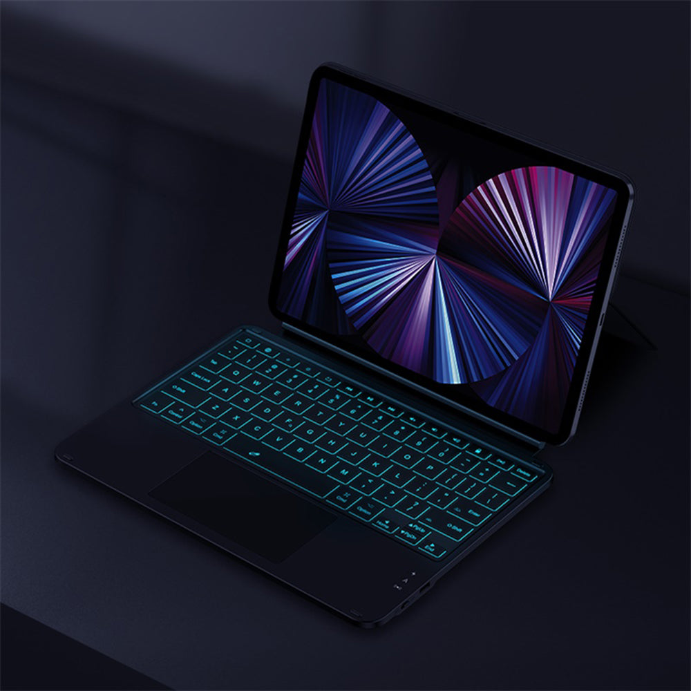 Hoes met Toetsenbord voor Apple iPad (2022), Baseus, Brilliance, Zwart