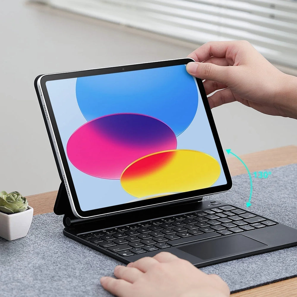 Keyboard Case for Apple iPad (2025) / (2022), ESR, Rebound, Gray