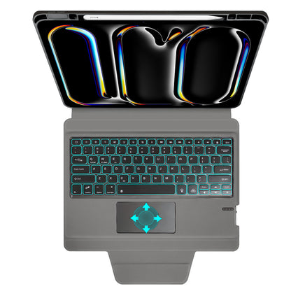 Hoes met Toetsenbord voor Apple iPad Pro 13 (2024), Techsuit, KeyTab Pro, Zwart