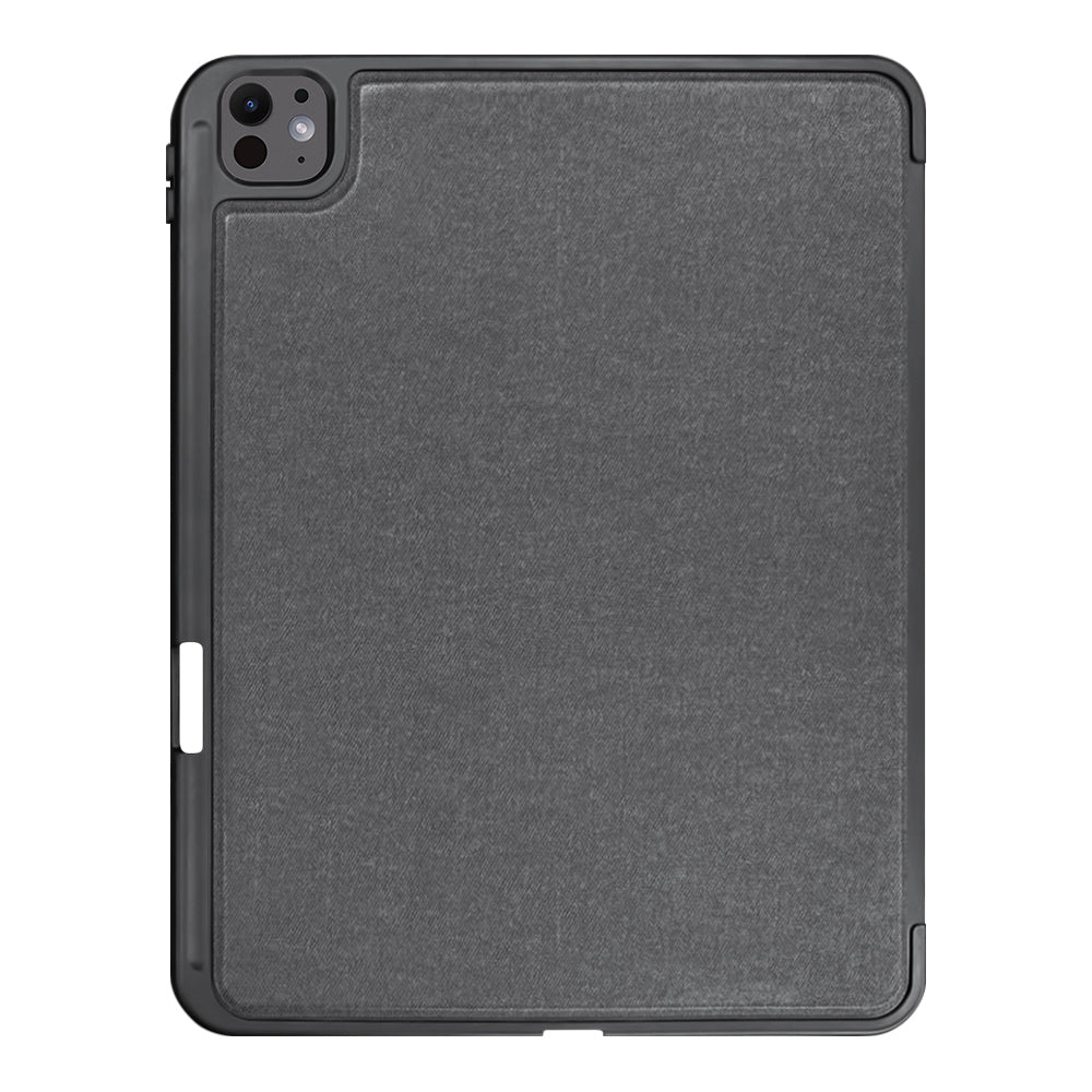 Hoes met Toetsenbord voor Apple iPad Pro 13 (2024), Techsuit, KeyTab Pro, Zwart