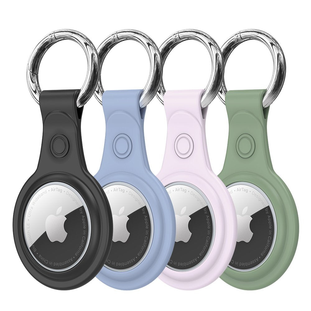 DUX DUCIS Secure hoes voor Apple AirTag, set van 4 stuks, zwart / blauw / roze / groen