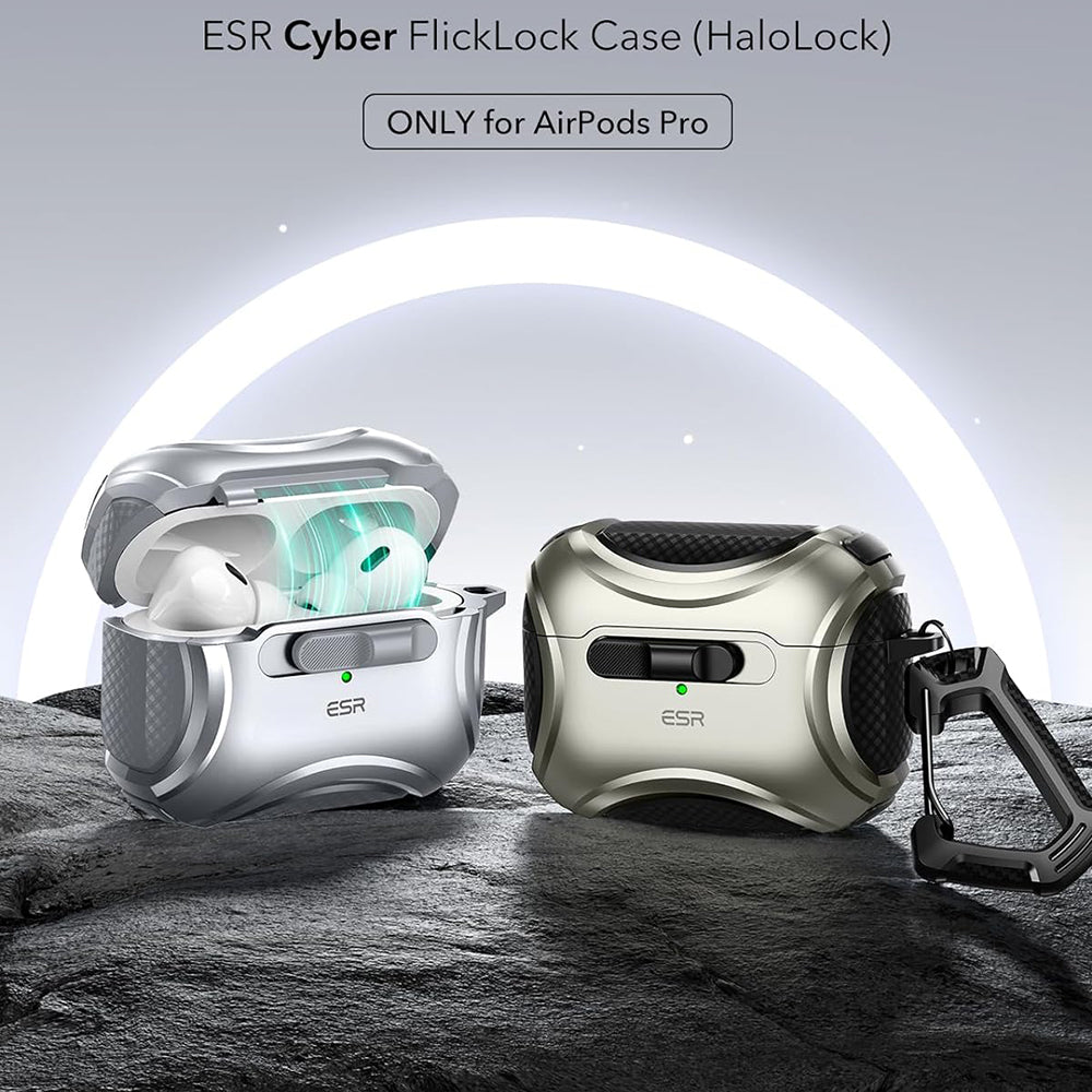 ESR Cyber hoes voor Apple AirPods Pro Series, Grijs