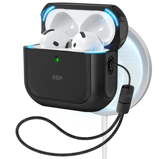 ESR Orbit Hybrid hoesje voor Apple AirPods 4, Zwart