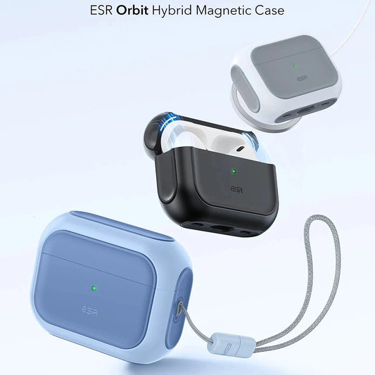 ESR Orbit Hybrid Case for Apple AirPods Pro 3, Blue