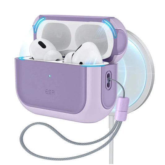 ESR Orbit Hybrid hoes voor Apple AirPods Pro 3, Paars