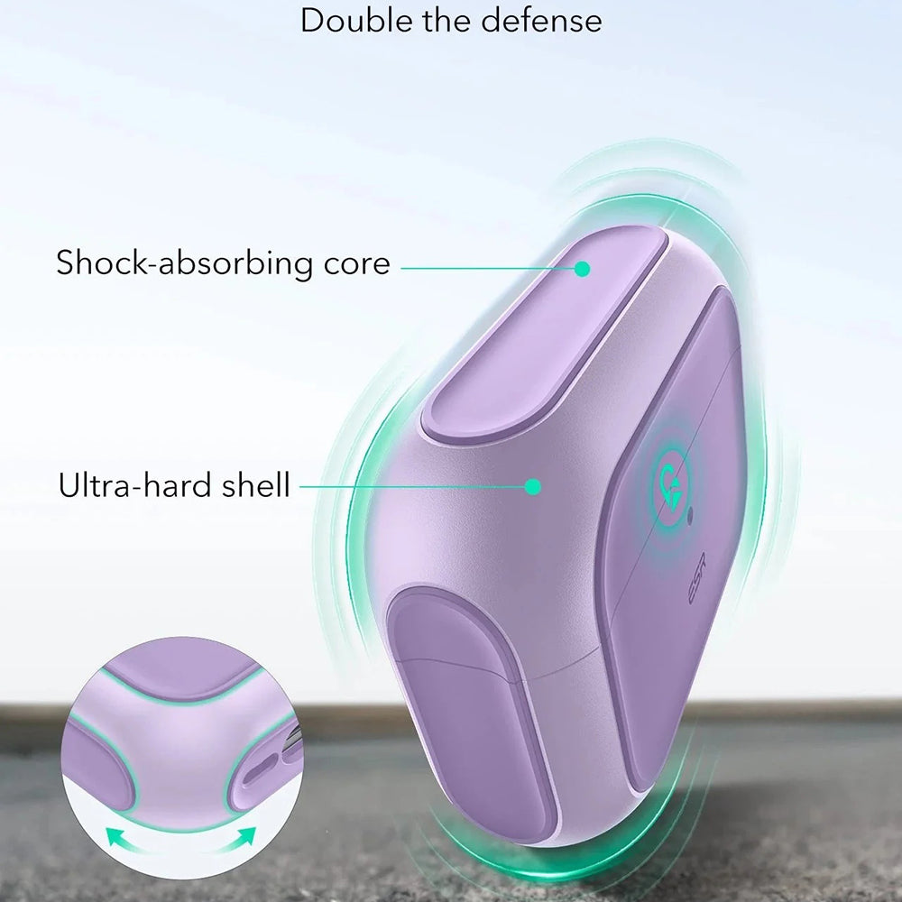 ESR Orbit Hybrid hoes voor Apple AirPods Pro 3, Paars