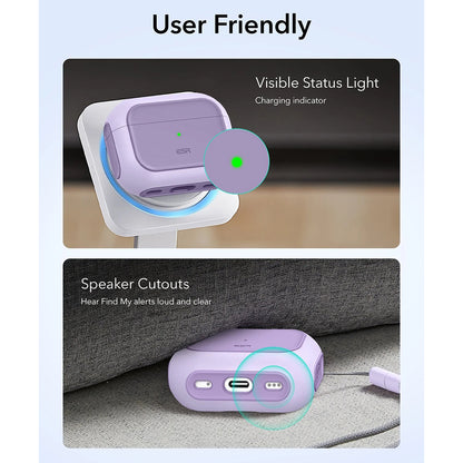 ESR Orbit Hybrid hoes voor Apple AirPods Pro 3, Paars