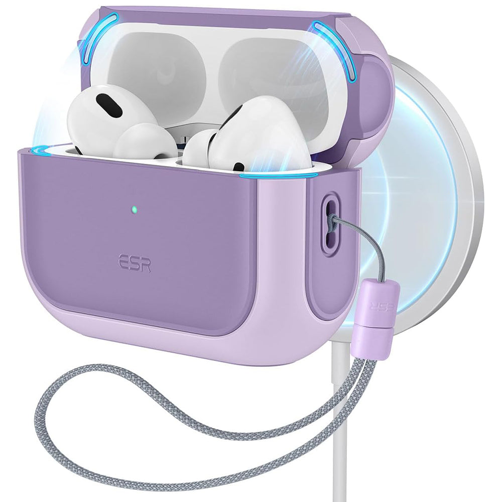 ESR Orbit Hybrid hoes voor Apple AirPods Pro Series, Paars