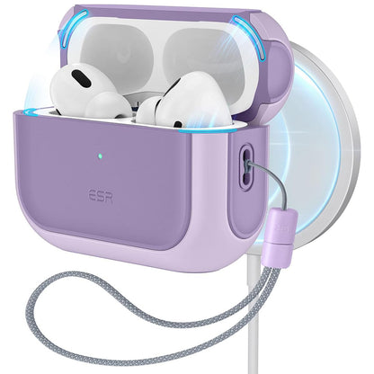 ESR Orbit Hybrid hoes voor Apple AirPods Pro Series, Paars